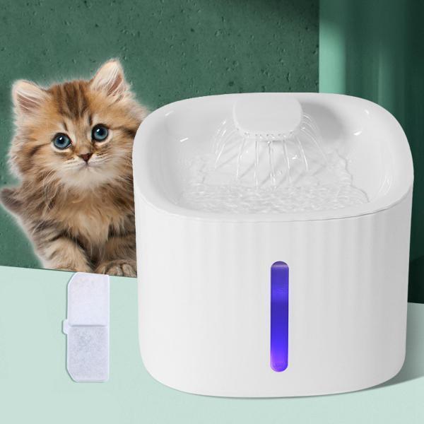 常夜灯付きフィルタードッグキャットディッシュパピー付き電動3Lペット噴水｜エムーエムショップ 9,386円