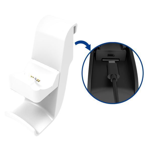 PS5アクセサリー用ヘッドセットおよびコントローラーホルダースマート充電ドックスタンド , 白い|エムーエムショップ
