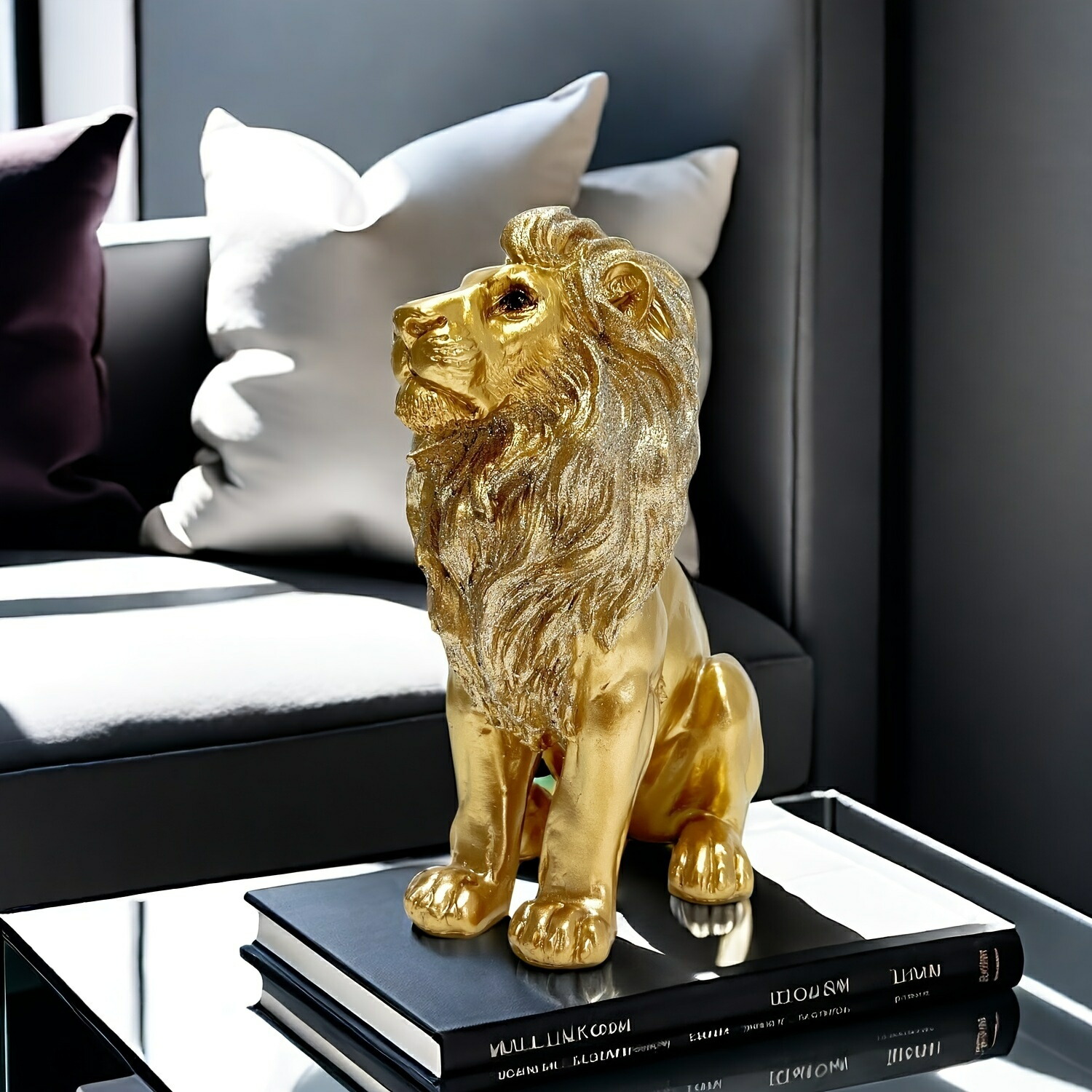 楽天市場】【最大2000円クーポン4日から】ベビー ライオン 置物 お座り