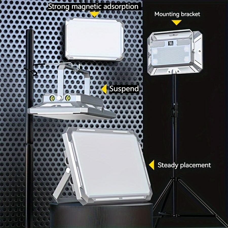 アウトドア用LEDキャンプライト、USB充電可能なテントライト、携帯用の強力な緊急保守ライト｜エムーエムショップ