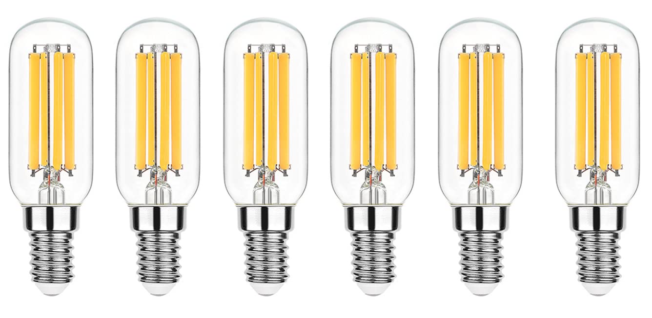 LED ィラメント電球 T25 4W (30W形相当）E12口金 2700K電球色 レトロエジソン クリアガラス 一般電球・全方向タイプ 調光器非対応