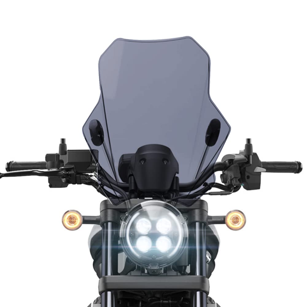 ホンダ Rebel 250 レベル250 CL250 CL250 CL500 CL 250 500 スクリーン オートバイのフロントガラス フロントガラス ユニバーサル レブル250 MC49 ホンダレブル250 用 22MM 25MM 28MM ハンドルバー付き CL250パーツ CL500パーツ