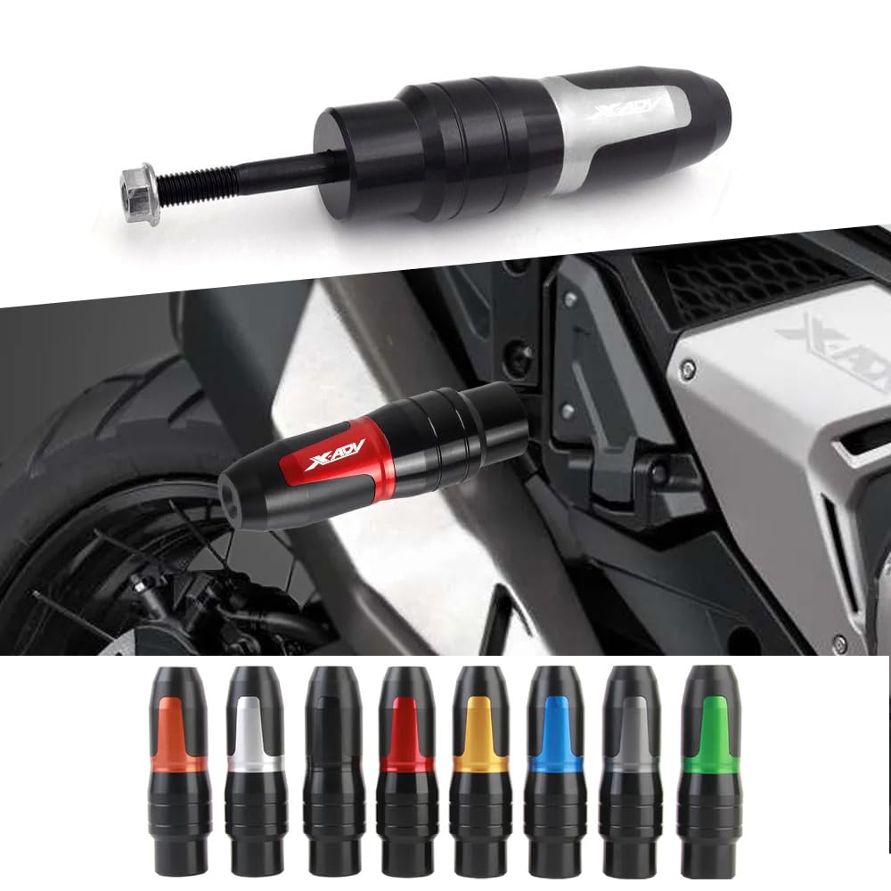 クラッシュパッドオートバイアルミ排気スライダー For ホンダ X-Adv750 2021 XADV750 2020 XADV 750 2017-2023用