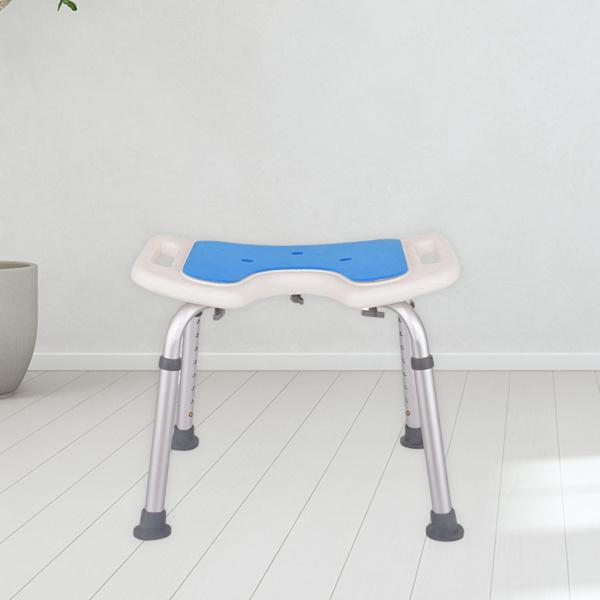 室内用便器自然調整能力のあるなアルミシャワースツールシートバスチェアベンチエイドスモール