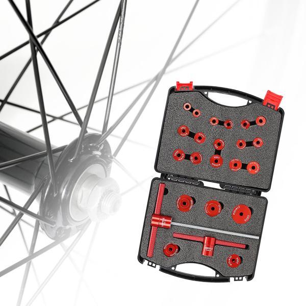 ユニバーサル 自動自転車 ベアリング  仕掛ける こしき ベアリングの据え置き 銀輪用 赤いこと