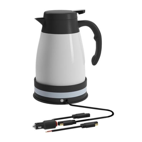 車用灯し火湯わかし DC 24V 手っとり早い煮え繰り返る 1200ml 給湯器 難民キャンプ用 白いこと