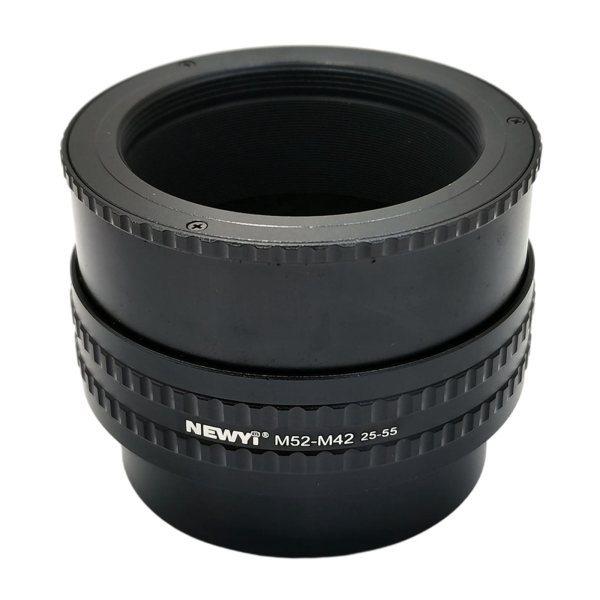マウント水晶体25-55粍用M52～M42フォーカシングヘリコイドリングアダプター