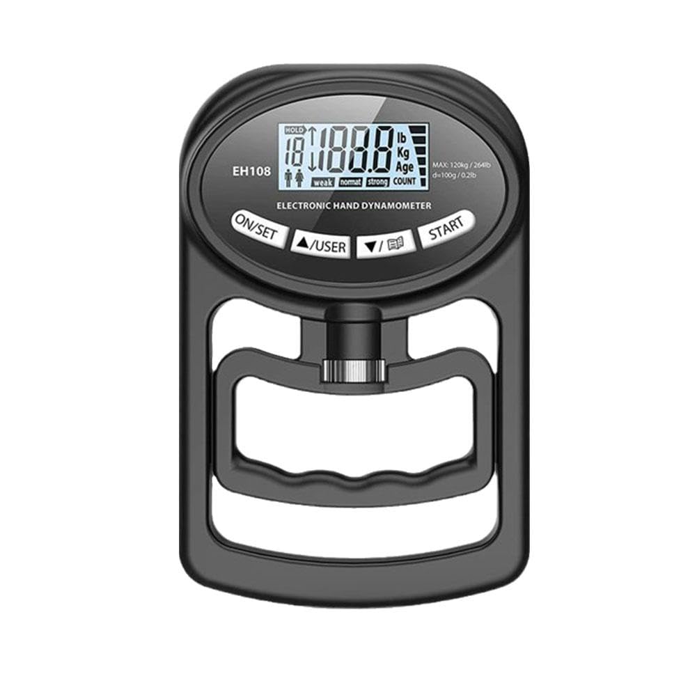 楽天市場】デジタル握力計 グレー テスト電池付き テスト電池付属