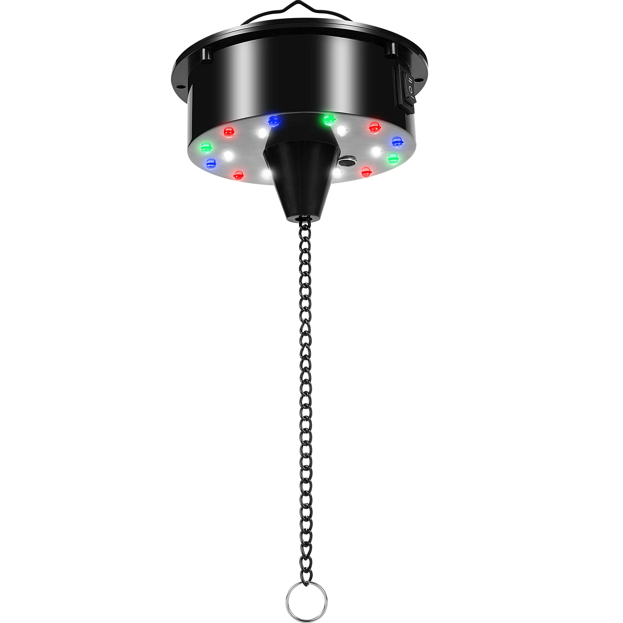 楽天市場】3RPM 回転ミラーボール 電動モーター LEDライト付き 6