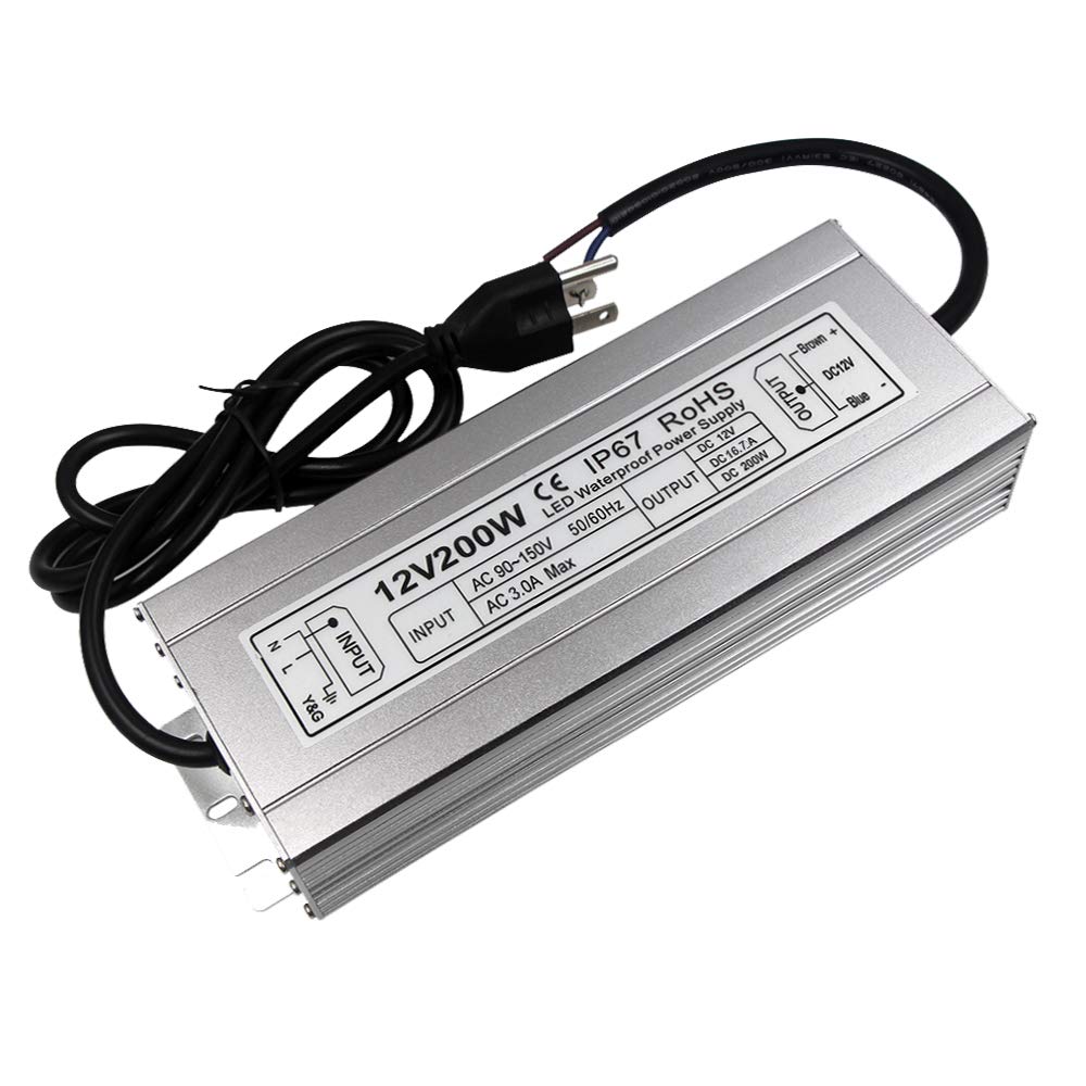 LED電源供給 12V 防水 屋外使用 200 Watt｜エムーエムショップ