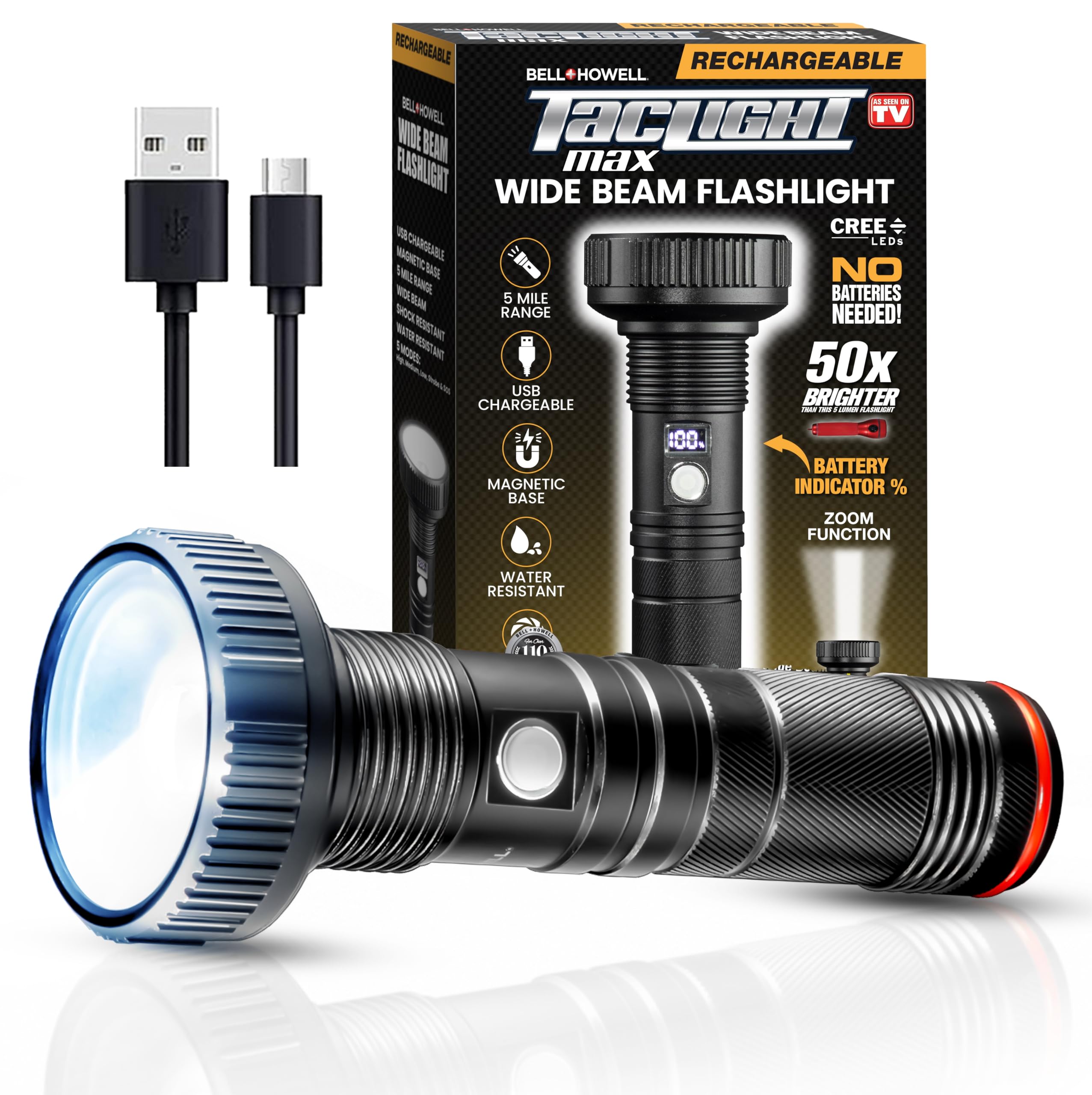 LED 懐中照明ランプ 500lm 7000K CREE 申し受ける式 雨合羽 15第四次元稼動 5流行り物 USB申し受ける 思わしいな軽銀ケーシング