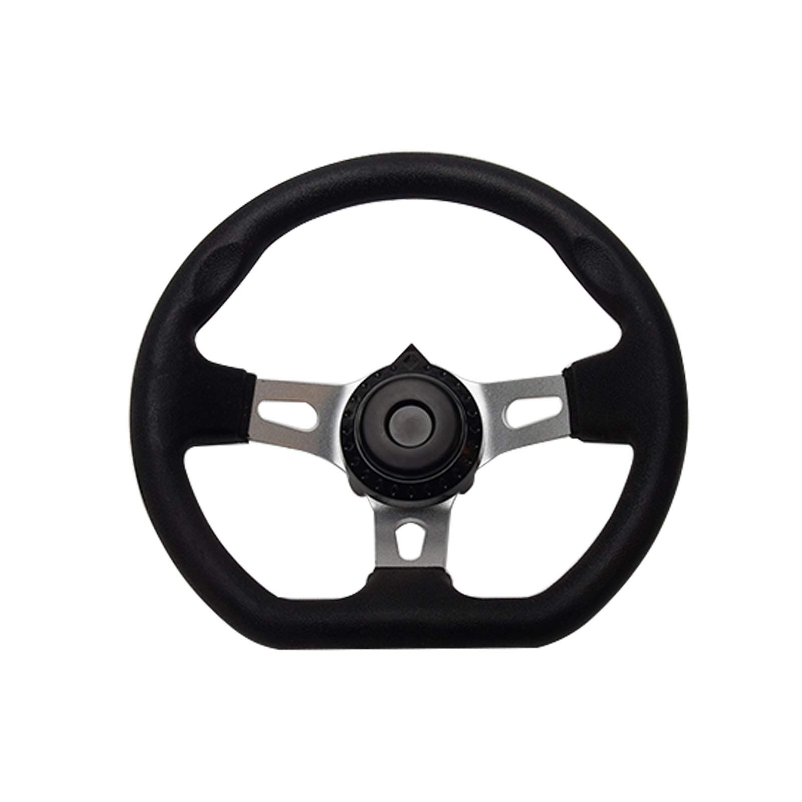 オフロードカートステアリングホイール 270mm 3スポーク車 PUフォーム内装ステアリングホイールゴーカート用｜エムーエムショップ