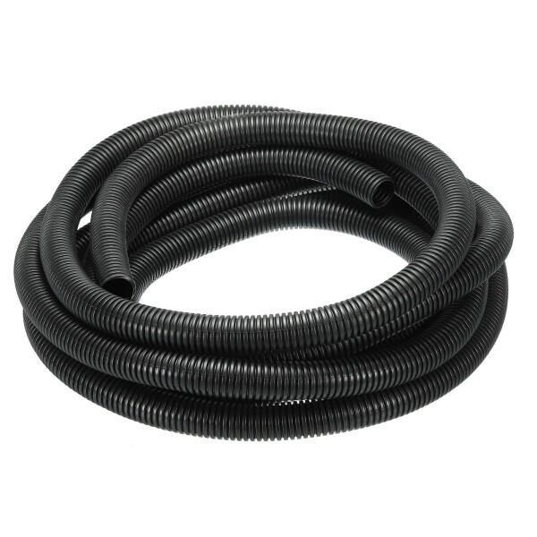 21 mm x 18 mm x 5 M プラスチック スプリットなし コルゲートチューブ 屋内屋外コード管理 ラ