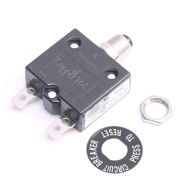 2個 発電機のための125 / 250V AC 20 Amp回路の熱遮断器の熱保護装置
