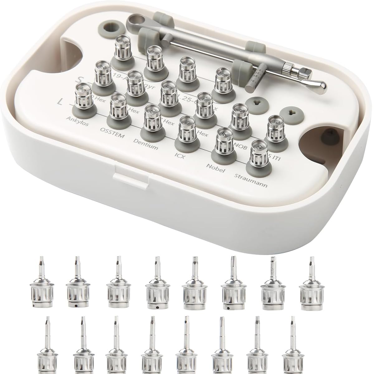 インプラント修理工具 アパットメントハンドドライバー 六角ドライバー