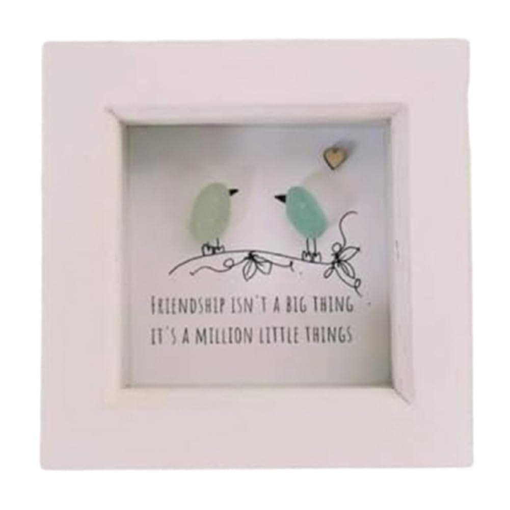 楽天市場】シーグラスアート、親友へのギフト、シーグラス鳥