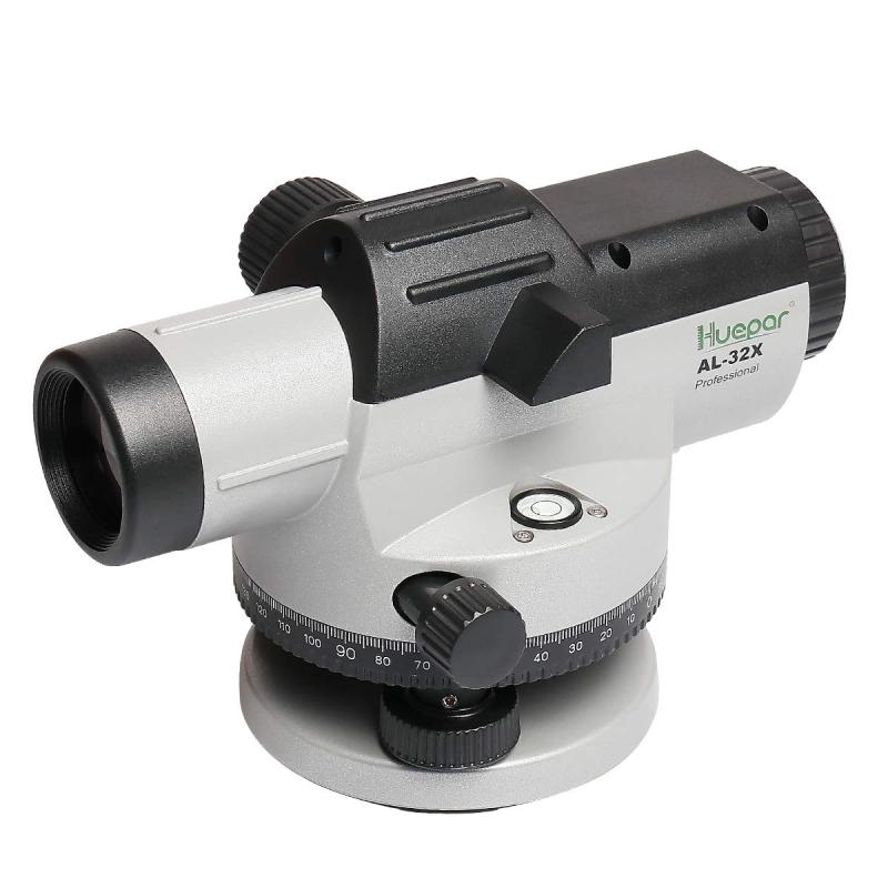 Huepar オート気泡管水準器 32倍率 光学オート気泡管水準器 光学度合い器 切れ間計 切れ間価値付ける器 価値付ける手道具 高低差価値付ける 切れ間価値付ける 気泡管水準器角価値付ける 気泡管水準器器・気泡管水準器 AL-32X
