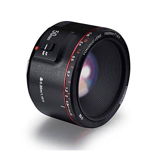 YONGNUO 単興味の中心水晶体 Canon YN50粍 F1.8 II EFマウント フルサイズ相応う RP/R5/R/1500D/80D/5DIV/5Dsr/7DII/5DIII/5DII/6D/650D/1200D/600D/60D/1100D/100