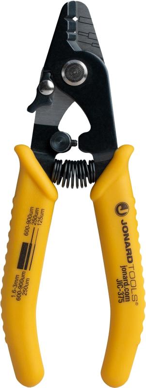 Jonard Tools JIC-375 3穴グラスファイバーストリッパ、TPR手持ち部分付き添い人、長さ6in
