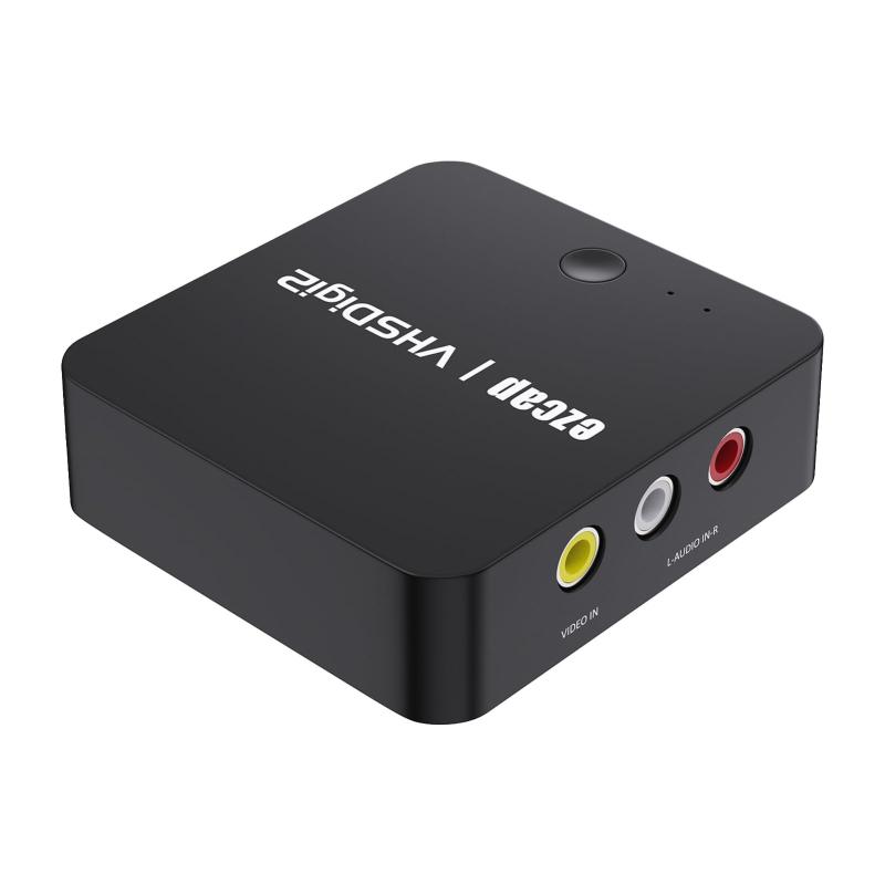 Docooler AV リコーダー ビデオキャプチャー、オーディオ映像媒体録画ボックス席、AV インプット 固定ディスク 最終生産物オーディオ最終生産物、VHS、VCR、ヴィデオディスク 電気蓄音機、カムコーダー、力くらべコンソールからアナログ映像媒体を