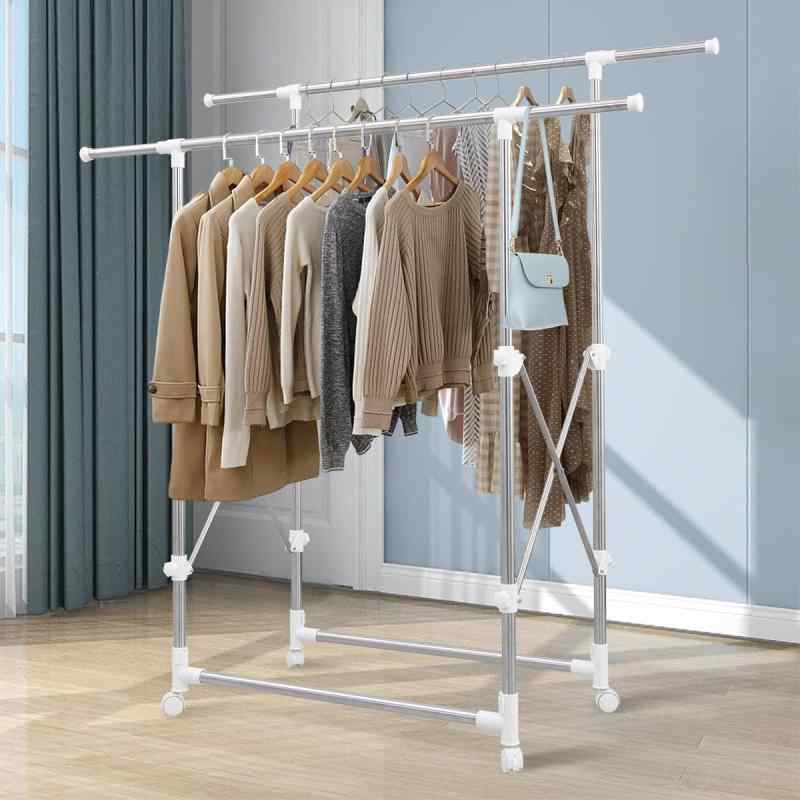 楽天市場】ハンガーラック 頑丈パイプハンガーラック 幅90~150cm 縦横