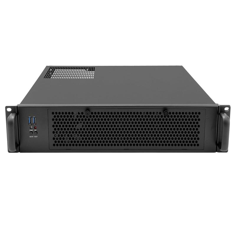 IPCHASSIS MicroATX | Mini-ITX 2U 仕合わせマウント工業用電子計算機入れもの | サーバーシャーシ | 取りはらい能力のあるなクイッククリーンフィルター | 最大限度6x3.5 HDD | USB3.0