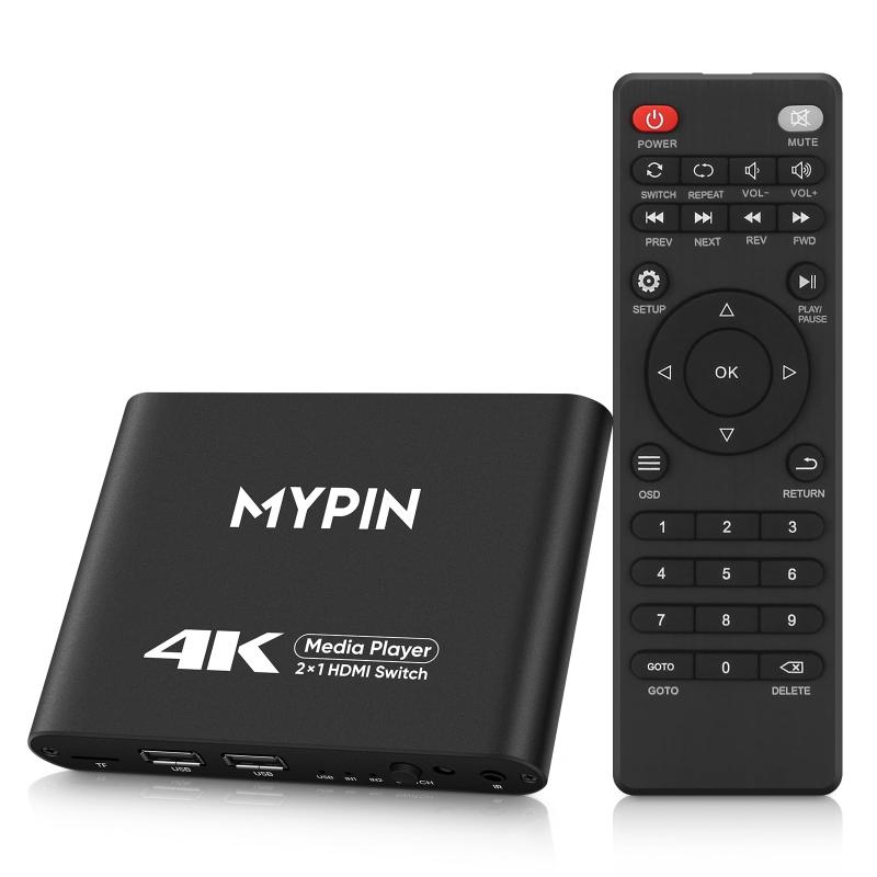4K@30手段電気蓄音機 2はたご屋1アウトHDMI取り替えっこ役立つこと、2界面HDMIスイッチャースプリッタ、リモートで自動小銃切り替え、Medie電気蓄音機は、すがた絵、快い音、映像媒体生まれ変わりを受け支えるしています MYPI