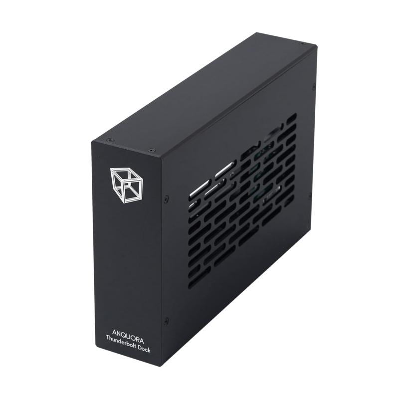 ANQUORA Thunderbolt 3 - PCIe Dock、PCIe 3.0 x16スロット入力、PCIeカード用外部エンクロージャ ノートパソコン/デスクトップ用 DeckLink Capture Card対応 アルミニウム合金ハウジング (T