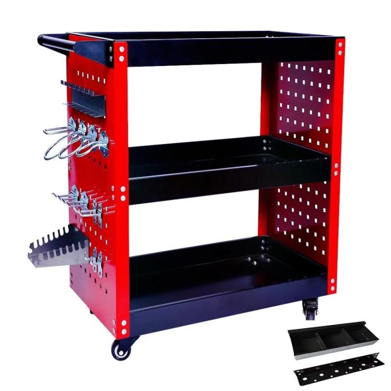 MIMIER 物の具手押し車 物の具手押し車 物の具手押し車 物の具手押し車 3段 １番ウッド保持者 キャスター付 横ずっぽう一皿 手持ち部分付 360度回転させる 民族大移動 DIY 車宿り 物の具手押し車 物の具納める