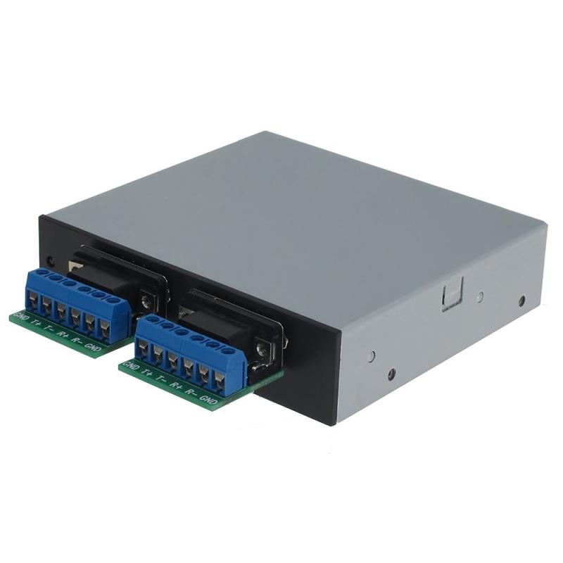 SEDNA - USB 2.0からデュアルRS 485 マイコン向こう正面ダイアログボックス(2.5inフロップYベイ)。 その他-パソコン・周辺機器