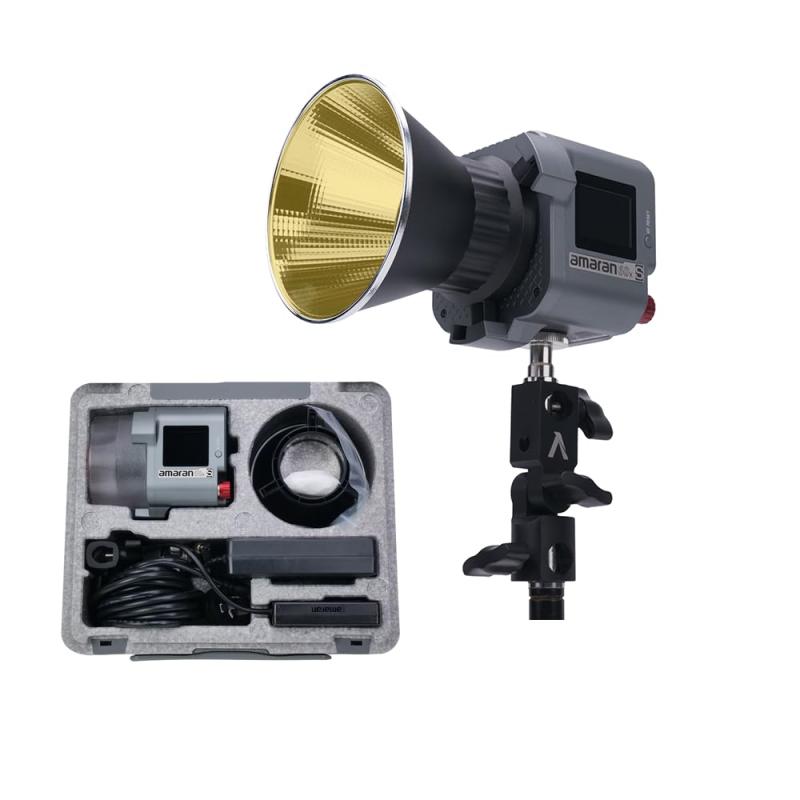 「Aputure」Aputure Amaran COB 60X-S青写真 超軽さ小型 映画化点火装置 65W CRI?96 TLCI?96、色体温2700K~6500K 1m@37775（Vlogger/インタヴュー至適点火装置）「一年製造業者」