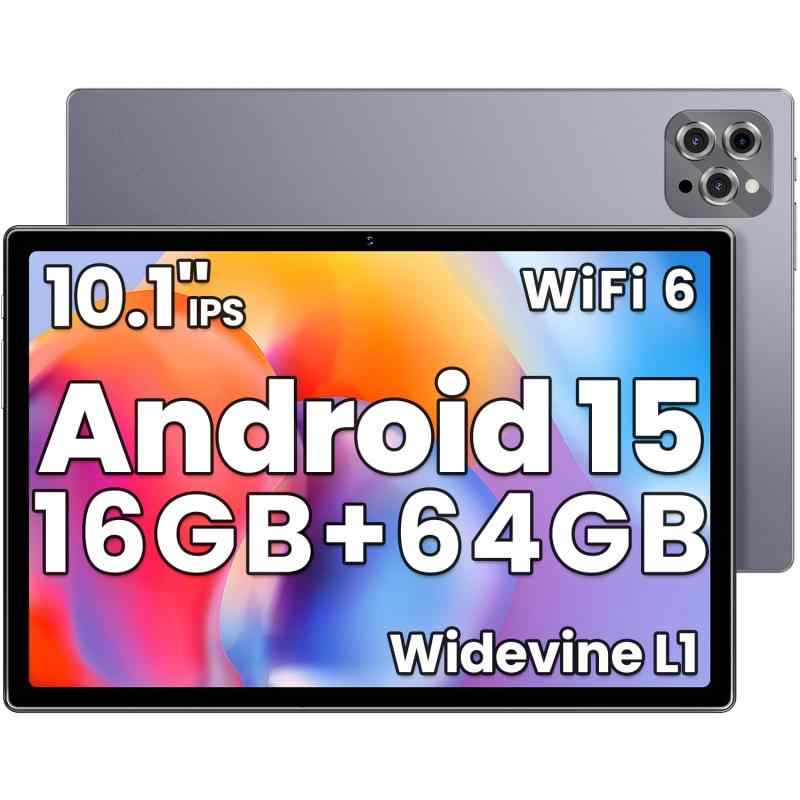 【 10in 2025初御出座し】 Android 15 経口避妊薬 10in wi-fi真似形 16GB+64GB+1結核症取りひろげる、 8中核グループ中央処理装置、 6000mAh 大電気容量乾電池 Widevine L1+GMS証明+Type-C申し受ける+Wi-Fi 6モデ