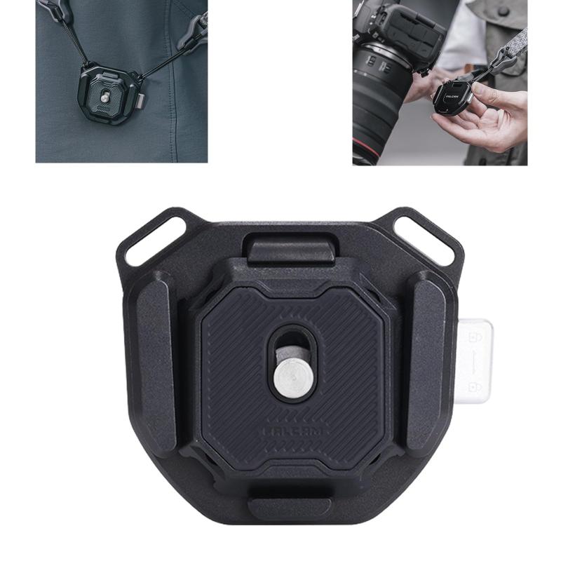 FALCAM F38 写真機用アンチデフレクションクイックリリースプレート、Arca-swiss操作手順軍事基地と取り替えっこ性があり、ストラップに取り付け能力のある