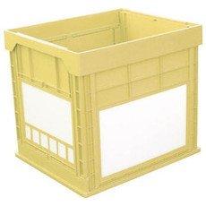 KUNIMORI プラスチック折畳みコンテナ "パタコン" N-134 イエロー 50681-N134-YE 13,117円