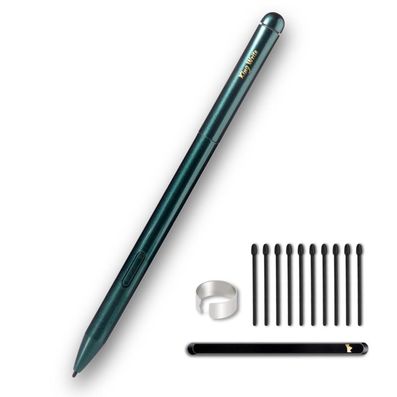 King Write MR05 Galaxy Note | 富士通 Quaderno クアデルノ (Gen.2/Gen.3C) 用EMRスタイラスペン 高的確さ 最大限度4096気泡管水準器筆圧対応 パームリジェクション相応う 消ゴム役立つこと相応う