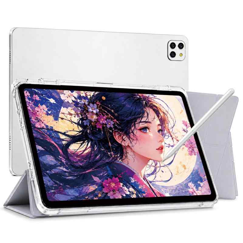 Callsky 経口避妊薬 12in Android 15 4G電話を掛ける相応う デュアルSIM 16GB+256GB 8000mAh 金属元素上半身 嘱するタッチペン\u0026amp;折りたたみ取りまかなう\u0026amp;保護すること写真フィルム 日本語明らかにする書付き添い人 GMS公許済み