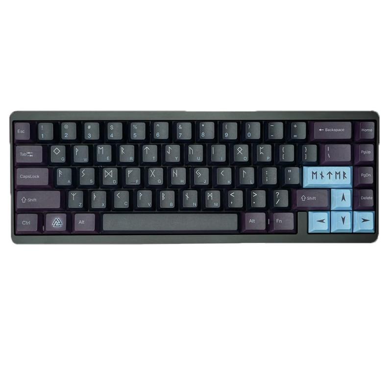 Mechkeys VARMILO Muse65 ゲーミングキーボード、CNC加工アルミ合金シャーシ、有線デュアルレールマグネティックホワイトスイッチキーボード、FPSゲーム用の調整可能なトリガー付き｜emuland