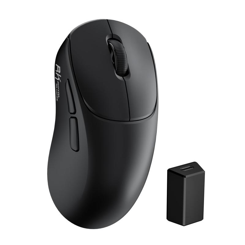RK ROYAL KLUDGE MG5 ゲーミングマウス、2.4GHz/BT/有線