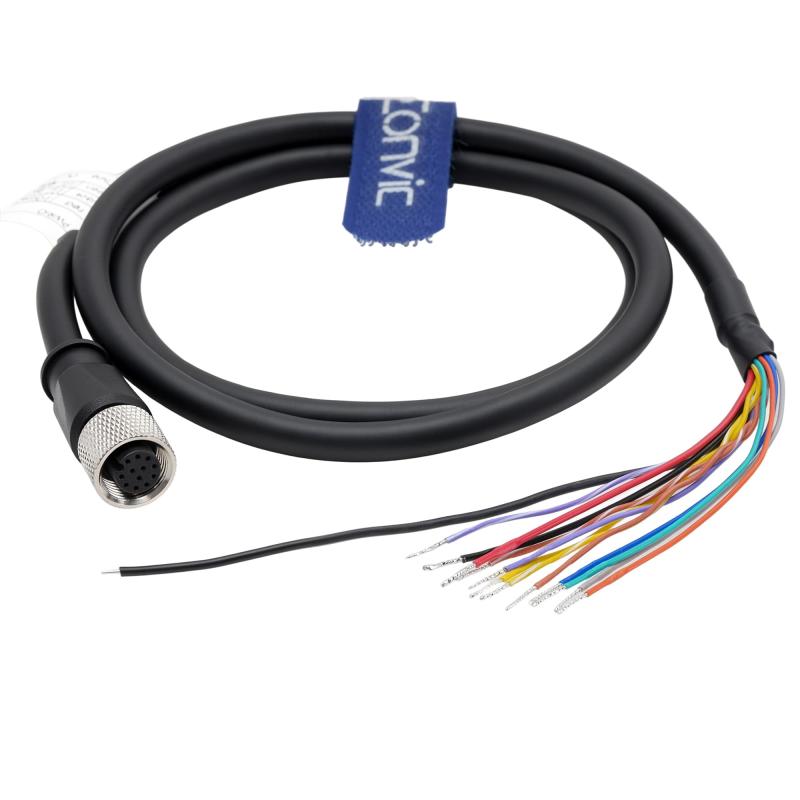 Eonvic Power IO有線テレビ コグネックスデータマン 260 280 300 360 380 370 470 580in Sight 7000 2800 検知器読み手 M12 12いの一番 刃針 ケーブルコネクタ フライング先んじる。