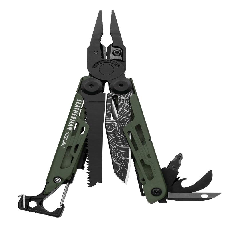 LEATHERMAN (レザーマン) マルチツール SIGNAL 19機能 ファイヤースターター 救難ホイッスル 2 キャンプ サバイバル 防災|emuland