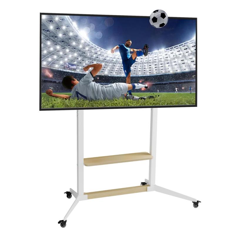 UNHO テレビスタンド キャスター付き 40~100インチ対応 テレビ台 モニタースタンド 自立式 ハイタイプ tv stand 耐荷重100kg ディスプレイスタンド 高さ調節可能 家用/学校/ビジネス展示用/病院業|emuland
