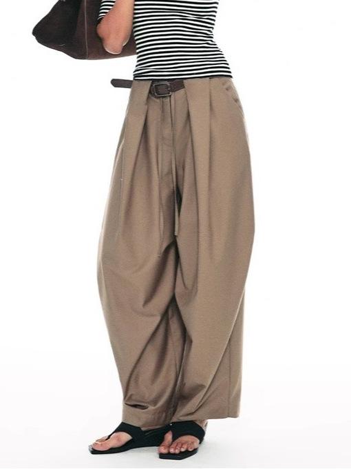 レディース ワイドパンツ クロップドパンツ ハラコウジ ストレートパンツ 抗? 垂感 ゆったり デザイン ロングパンツ 女性用 脚長効果 ポリエステル95% 薄手 ポケット ミッドライズ カーキ ホワイト S M L 日常使い 日韓スタイル 軽量 伸縮性|emuland