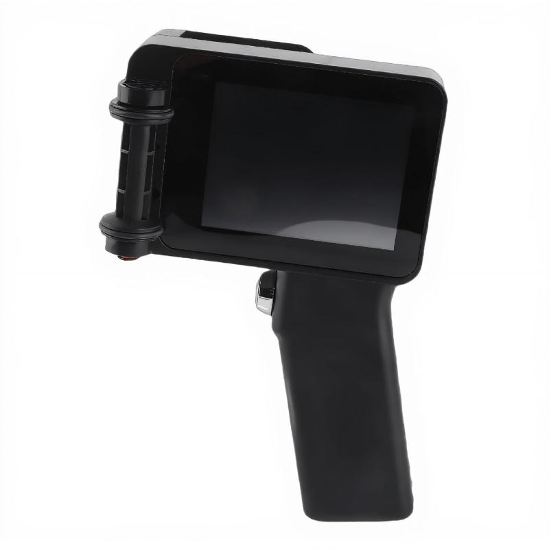 VBESTLIFE ハンドヘルドインクジェットプリンターガン、テキストバーコードQRCODEカウンターバッチ番号用のポータブルインテリジェントハンドヘルドプリンター、HD LED 4.3インチタッチスクリ|emuland