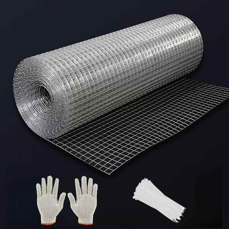 kilogorge ネズミ 駆除 網 防獣金網 ワイヤーネット 6m*50cm線径6mm 網目6mm 金網フェンス 錆びない 亜鉛メッキ ロール 園芸 DIY 防鼠 のために使用される 庭園、動物、植物フィードセパレート 溶接｜emuland