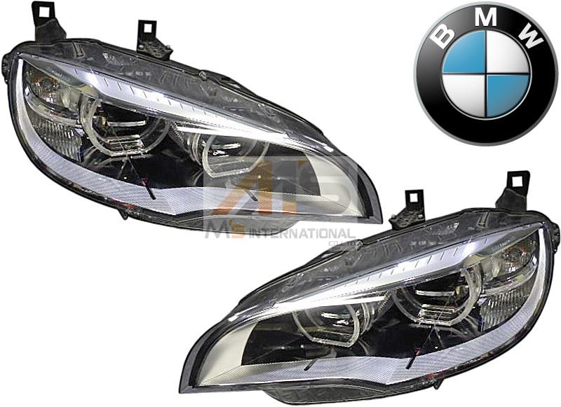 【M's】E71 BMW X6/X6M 後期(2012y-2014y )純正品 LEDヘッドライト 左右//xDrive35i xDrive50i アクティブハイブリッド4WD 6311-7359-369 6311-7359-370 63117359369 63117359370|エムズパーツshop 店