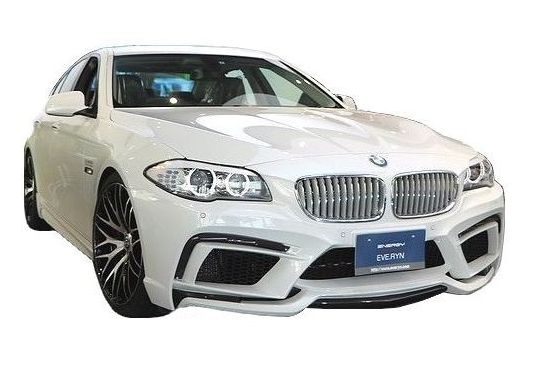 【M's】BMW 5シリーズ ツーリング(2010.9-)F11 エアロ 3点 セット FRP+カーボン / ENERGY MOTOR SPORT // フロント バンパー キット / サイド スポイラー / リア ディフューザー / EVO 11.2 ボディ キット カーボンエディション|エムズパーツshop 店