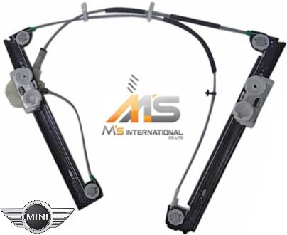 【M's】R50 R52 R53 BMW ミニ RA16(01y-05y)優良社外品 パワーウインドーレギュレター(左側)ウィンドーレギュレーター L MINI ワン/クーパー/クーパーS/コンバーチブル 5133-7039-451 51337039451