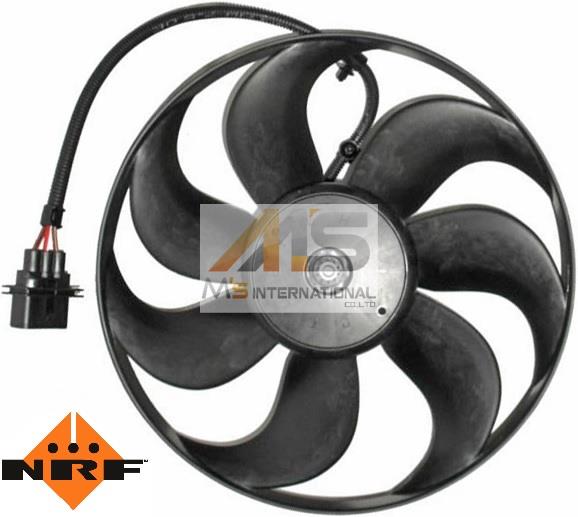 VW ルポ(AUA)ラジエーター 電動ファン(直径 345mm)//純正OEM ラジエター ブロアファン LUPO 6X0-959-455F 6X0959455F
