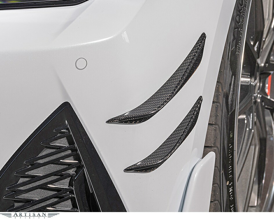 【M's】 レクサス 後期 30系 IS Fスポーツ (2020.11-) ARTISAN SPIRITS カーボン フロントカナード 左右 ／／ CARBON エアロ LEXUS IS 30IS F-SPORT F SPORT IS300 IS300h IS350 CSE31 AVE30 AVE35 ASE30 アーティシャンスピリッツ アーテシャン 新型 現行 ダブルカナード