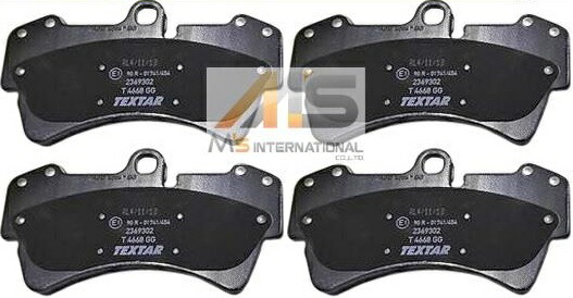 【M's】ポルシェ カイエン 955 GTSターボ（02y-06y）TEXTAR製 フロント用 ブレーキパッド（左右）／／純正OEM Cayenne テクスター フロントブレーキパッド 955-351-939-15 95535193915 23693-02 2369302